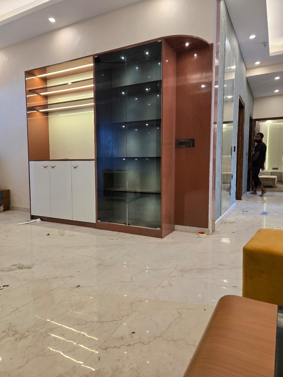 28. Living Room Bar Display Unit