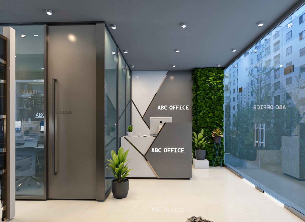 37. Modern Commercial Reception Lobby